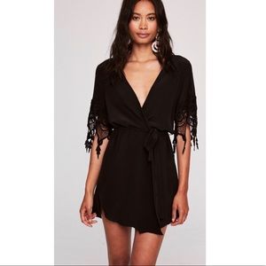 Stone Cold Fox - Fox Robe in Black
